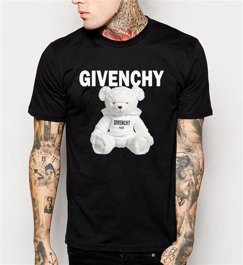 givenchy paris bear shirt|Givenchy graphic crewneck t shirt.